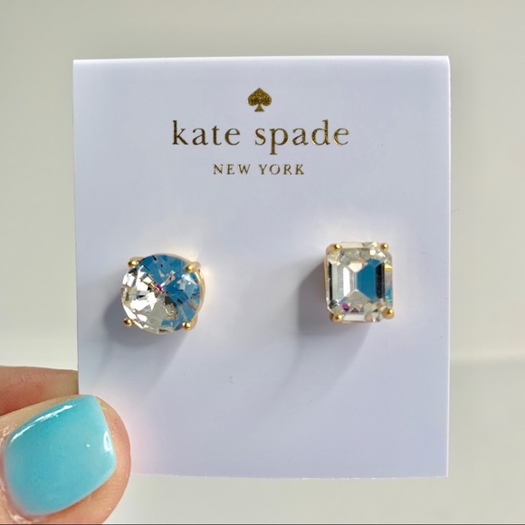 kate spade Jewelry - {Kate Spade} Bright Ideas Mismatched Studs